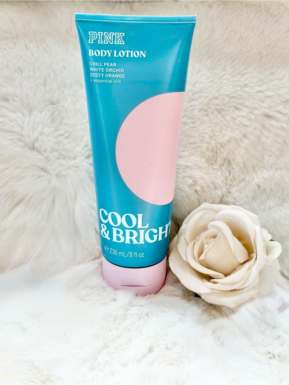 PINK Victoria's Secret Cool & Bright Body Lotion w/essential oils dailyhydration